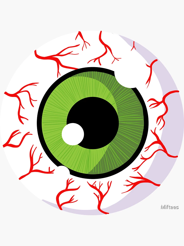144 x Halloween Stickers Trick Or treat Gifts - Eyeball Theme - Spooky