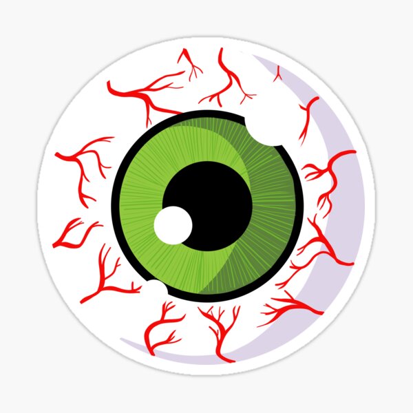 Creepy Eyeball Stickers 1/2 Each, Halloween Planner Stickers, Fall  Stickers, Halloween Stickers for Calendars, Planners and More 
