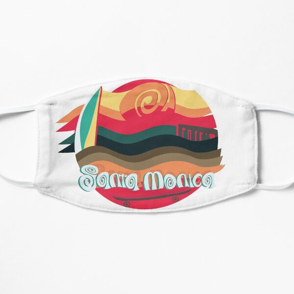 Santa Monica surf and skate paradise Mask