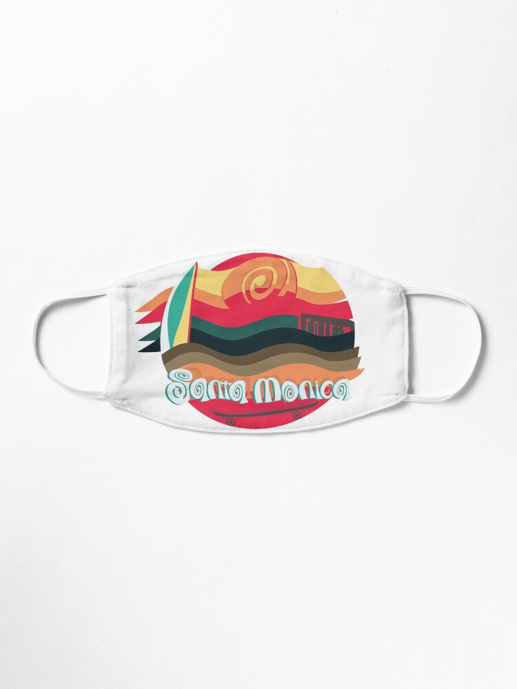 Alternate view of Santa Monica surf and skate paradise Mask