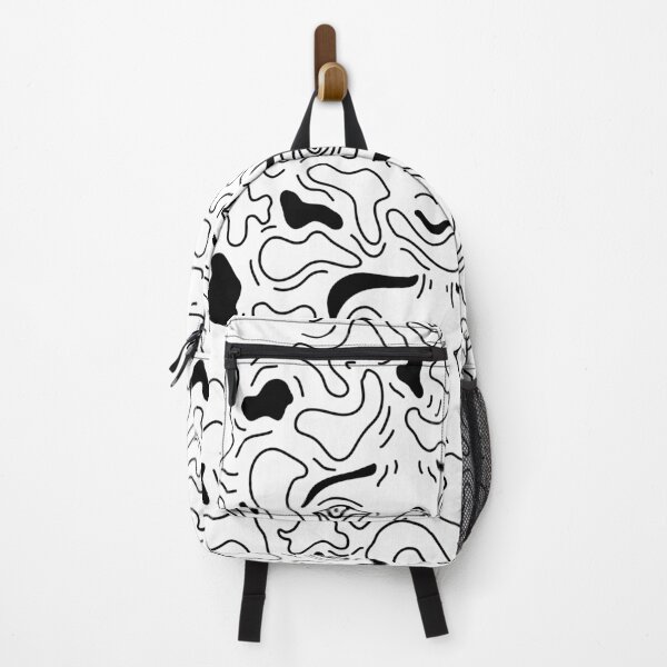 Item preview, Black and White Warped Faces designed and sold by elemenope RAY.