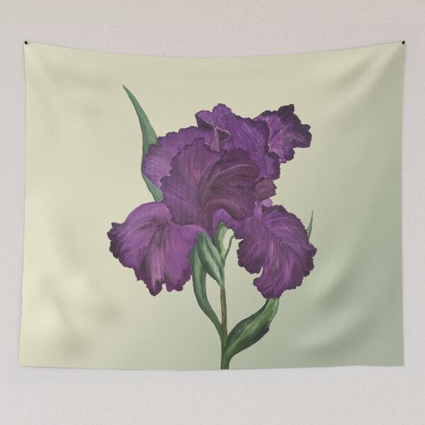 Item preview, Purple Iris 1 designed and sold by Jan Palmer.