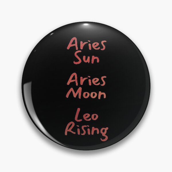 Item preview, Aries Sun Aries Moon Leo Rising Text designed and sold by leomooncreates.