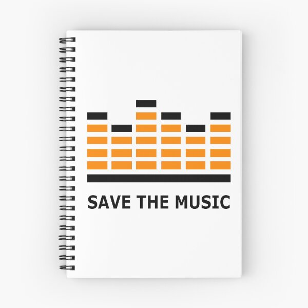 Item preview, Save The Music - Orange Black designed and sold by NoMatterLab.
