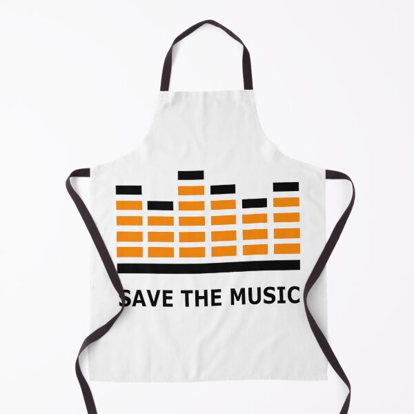 Item preview, Save The Music - Orange Black designed and sold by NoMatterLab.