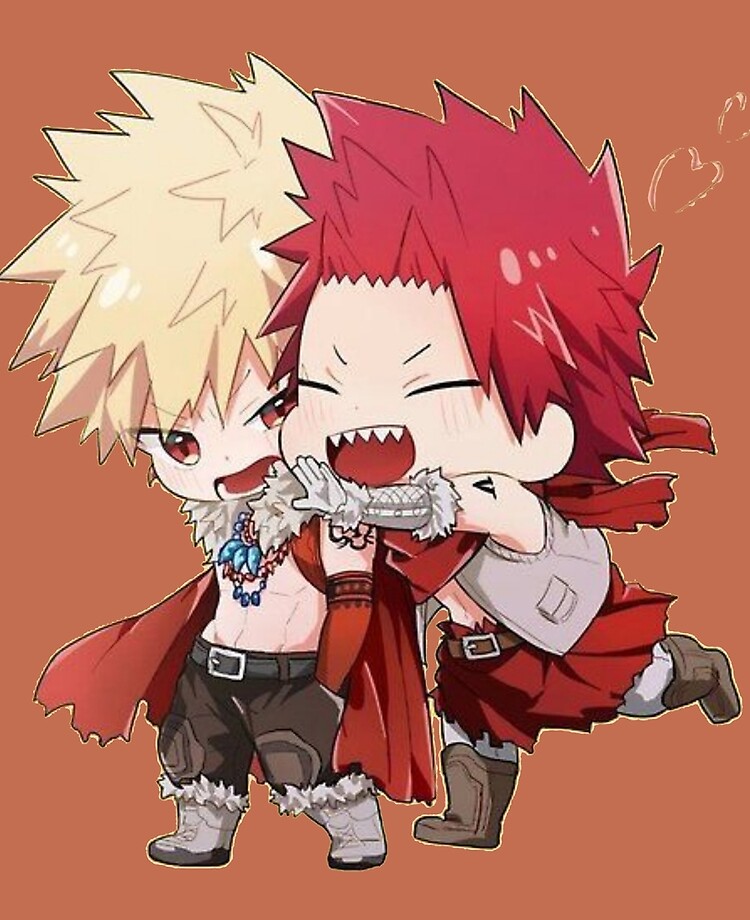 Bakugou And Kirishima Chibi Bnha Ipad Case Skin By Eidlike Redbubble