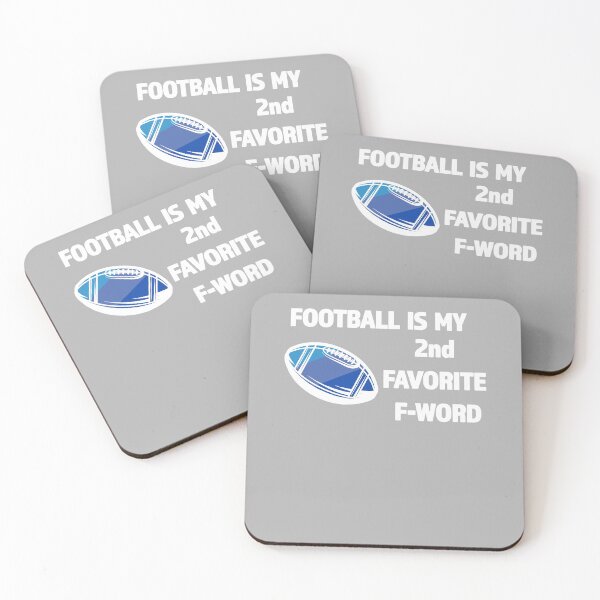 Item preview, Football Is My 2nd Favorite F-Word - Great Gift for Football Season - White Lettering & Multi Color Design designed and sold by Richard529.
