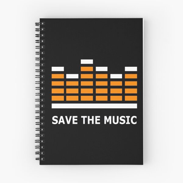 Item preview, Save The Music - Orange White designed and sold by NoMatterLab.