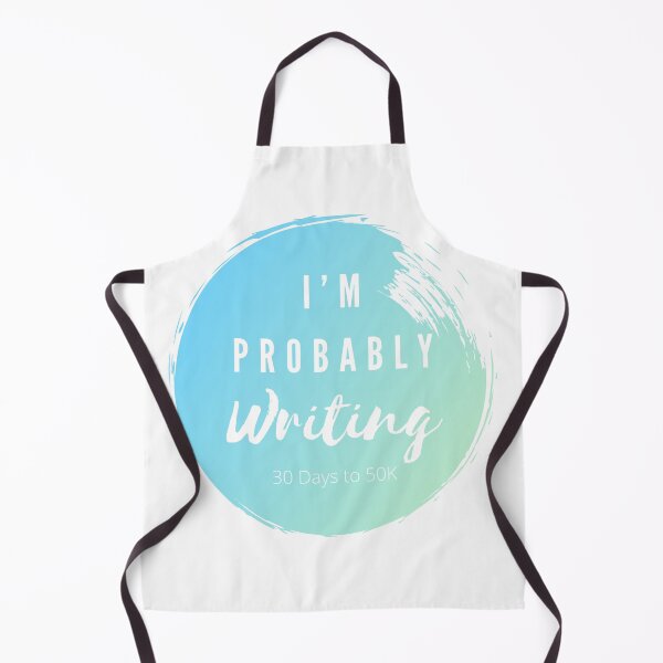 Item preview, I’m Probably Writing (Blue) designed and sold by MandyRosko.