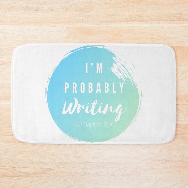 Item preview, I’m Probably Writing (Blue) designed and sold by MandyRosko.