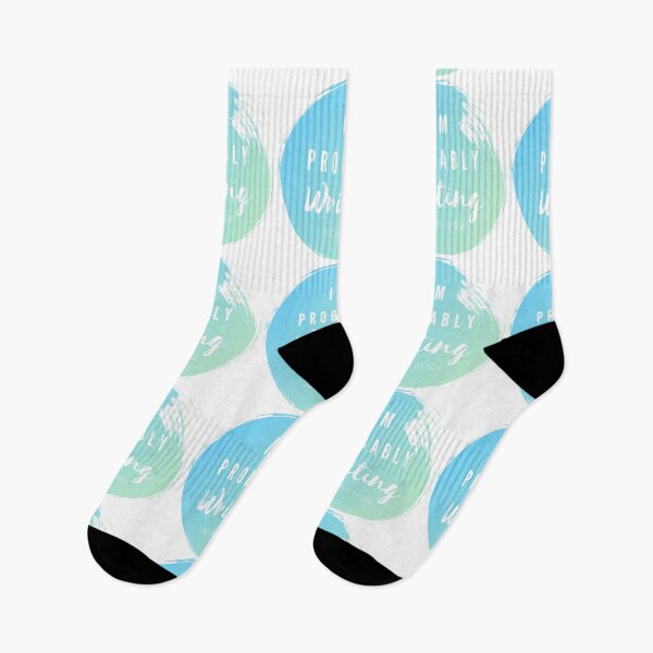 Item preview, I’m Probably Writing (Blue) designed and sold by MandyRosko.