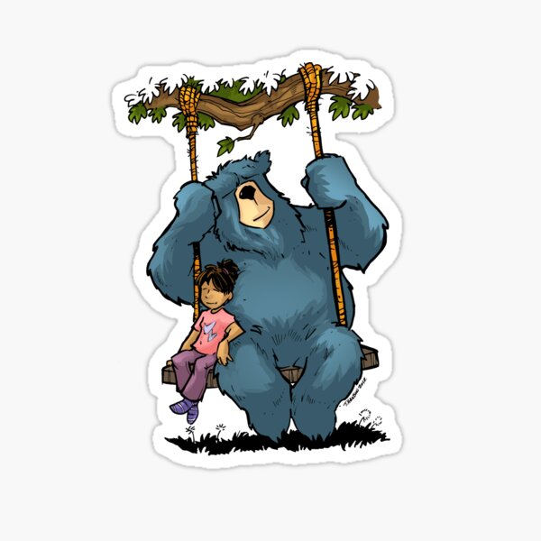 Hangin with papa bear Sticker