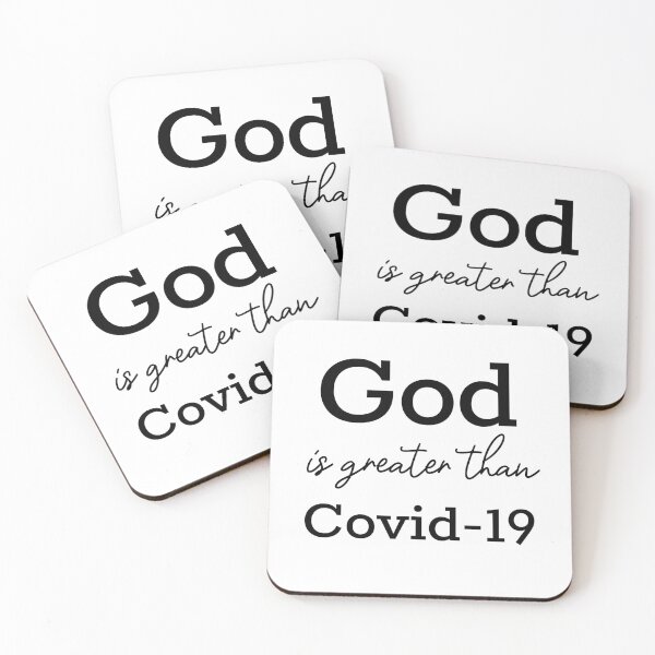 Item preview, God is greater than Covid-19 designed and sold by jrenderos.