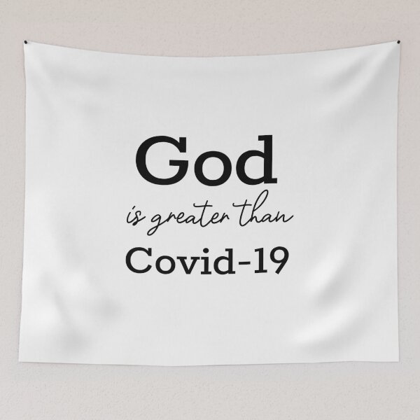 Item preview, God is greater than Covid-19 designed and sold by jrenderos.