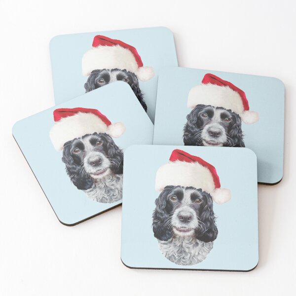Item preview, Christmas  Blue Roan, Cocker Spaniel designed and sold by cathyscreations.