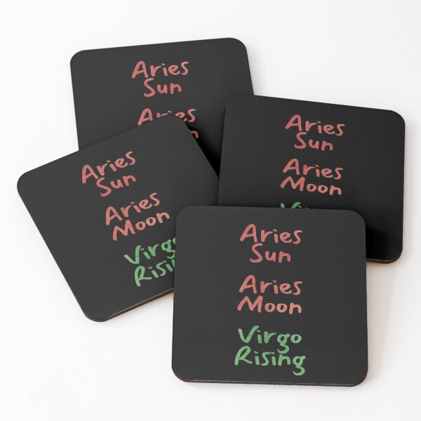 Item preview, Aries Sun Aries Moon Virgo Rising Text designed and sold by leomooncreates.