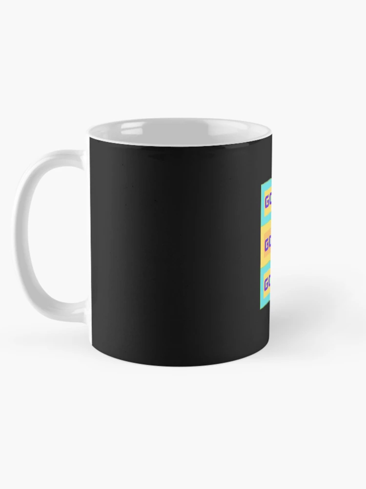 Aperçu 5 sur 6. Mug à café avec l'œuvre Goodcool Bright Retro créée et vendue par DesignsofNote.