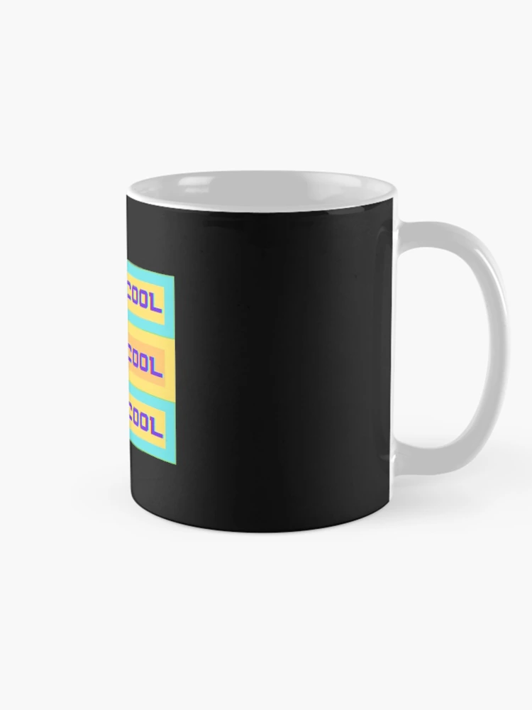 Aperçu 3 sur 6. Mug à café avec l'œuvre Goodcool Bright Retro créée et vendue par DesignsofNote.
