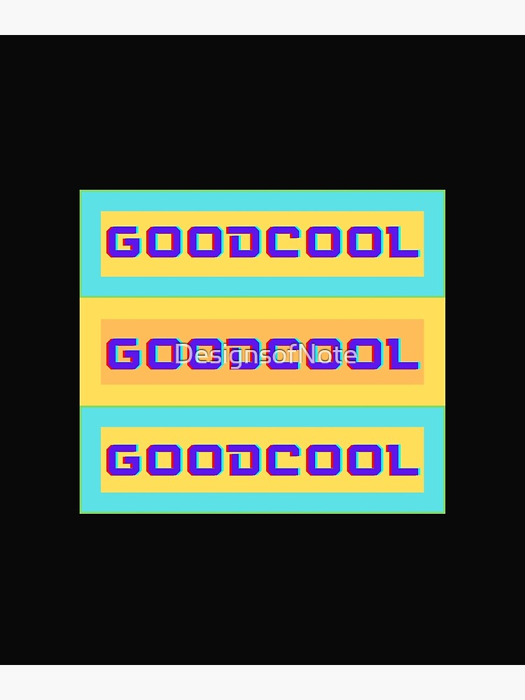 Disover Goodcool Bright Retro Premium Matte Vertical Poster