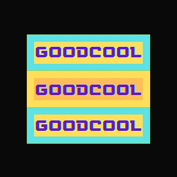 Artwork thumbnail, Goodcool Bright Retro  by DesignsofNote