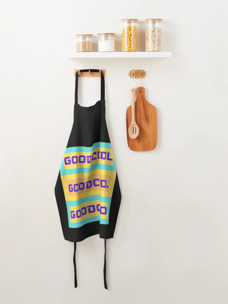 Thumbnail 4 of 6, Apron, Goodcool Bright Retro  designed and sold by DesignsofNote.