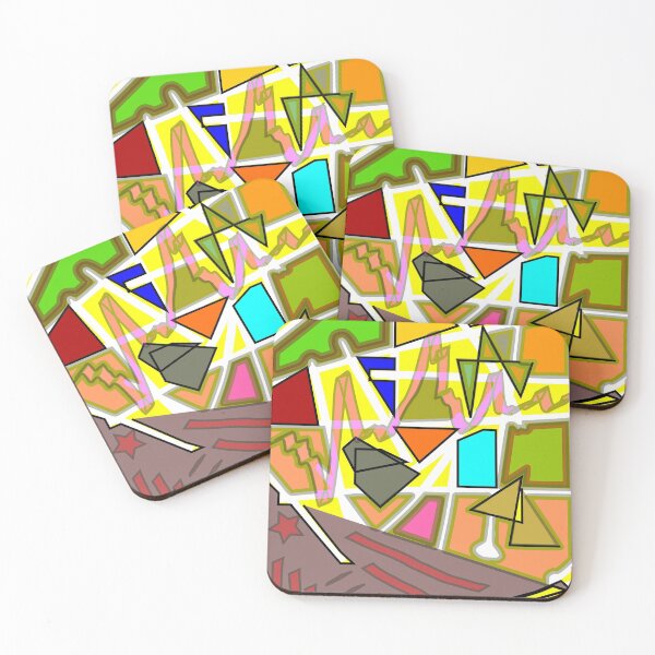 Item preview, Abstract Art with Patterns designed and sold by Pellu.