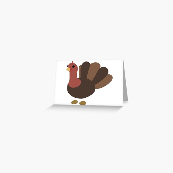 Adopt Me Unicorn Greeting Cards Redbubble - i am a thanksgiving turkey roblox murder mystery 2