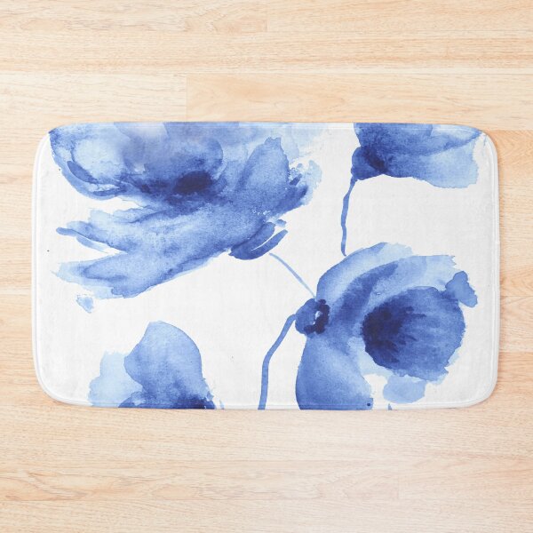 Item preview, Blue Poppy Watercolor designed and sold by Jenie Yolland.