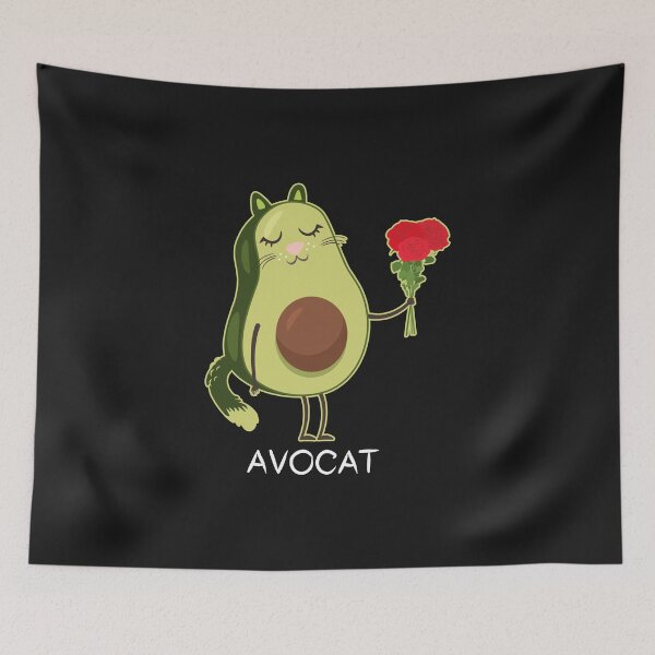 Item preview, Funny Cat Vegan Lover Avocat Gift designed and sold by ShirtStar0815.