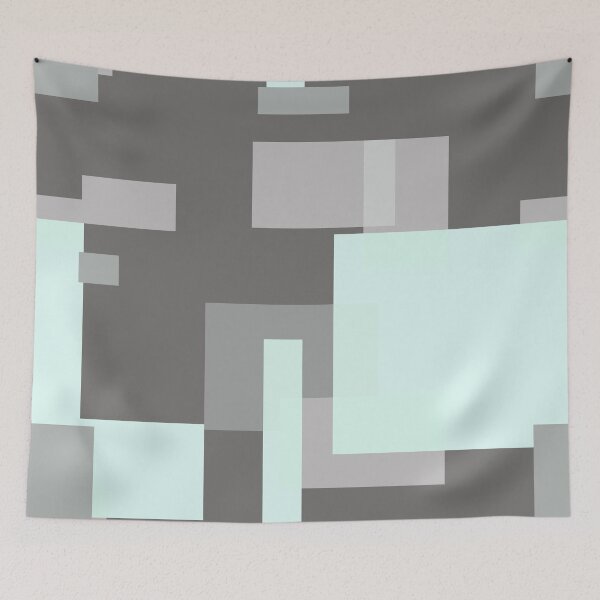 Item preview, Mint Minimalism with Charcoal  designed and sold by Jenie Yolland.