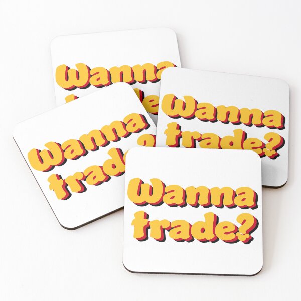 Item preview, ¿Quieres intercambiar? Diseño de texto de Disney Pin Trader designed and sold by bookgirlc.