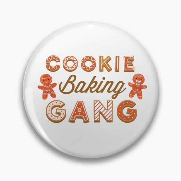 Item preview, Cookie Baking Crew Gang Christmas Xmas Santa Gingerbread Cute Cookie Exchange Swap Bakers Bake  designed and sold by gkao.