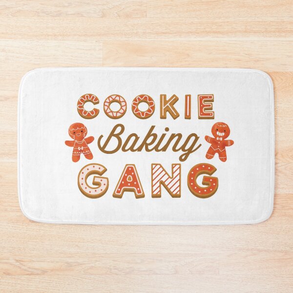 Item preview, Cookie Baking Crew Gang Christmas Xmas Santa Gingerbread Cute Cookie Exchange Swap Bakers Bake  designed and sold by gkao.