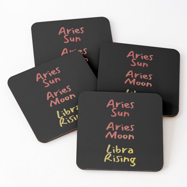 Item preview, Aries Sun Aries Moon Libra Rising Text designed and sold by leomooncreates.