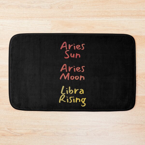 Item preview, Aries Sun Aries Moon Libra Rising Text designed and sold by leomooncreates.