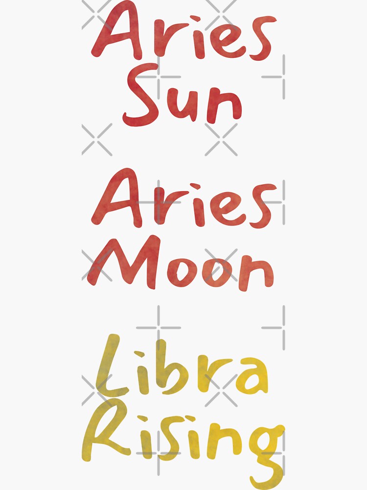 rising text symbol astrology