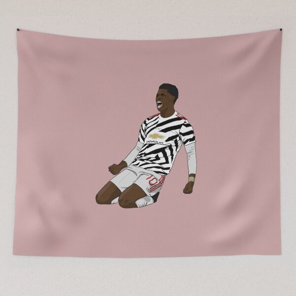 Item preview, Marcus Rashford Goal Celebration Zebra Kit MUFC designed and sold by Hevding.