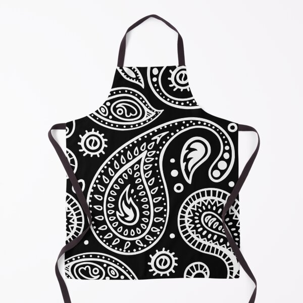 Item preview, black paisley bandana face mask designed and sold by chunknozza.