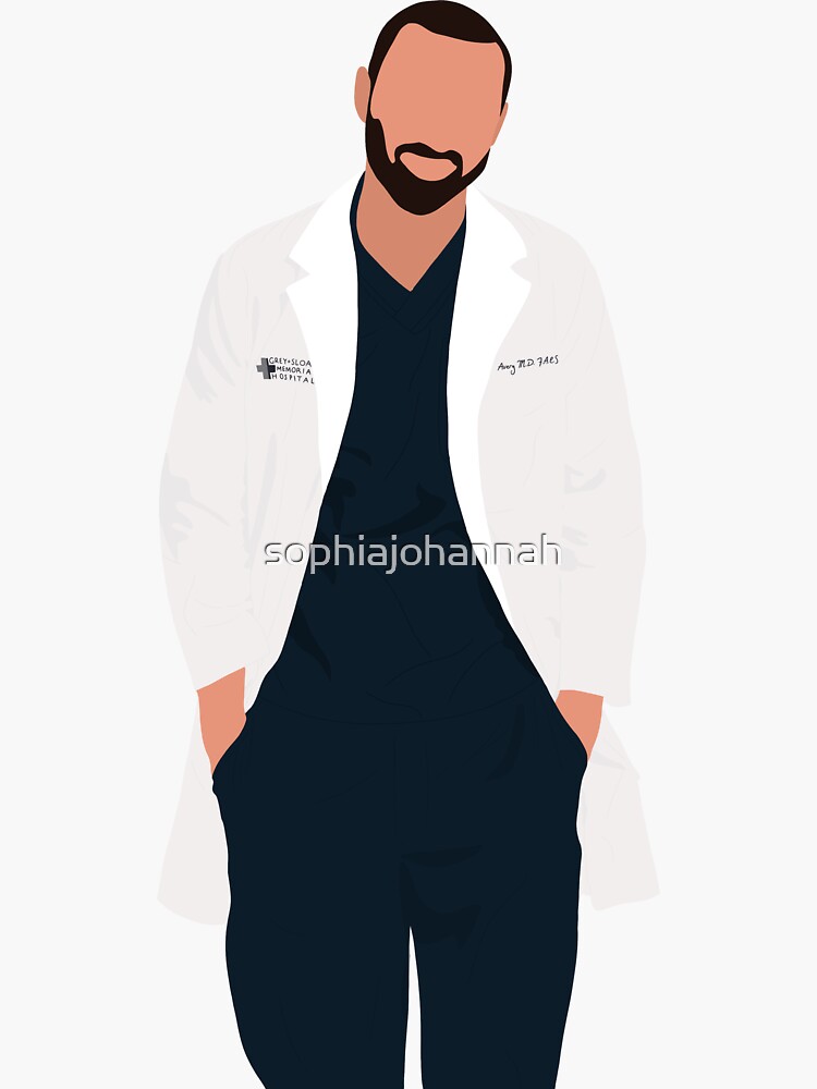 "Jackson Avery" Sticker by sophiajohannah Redbubble