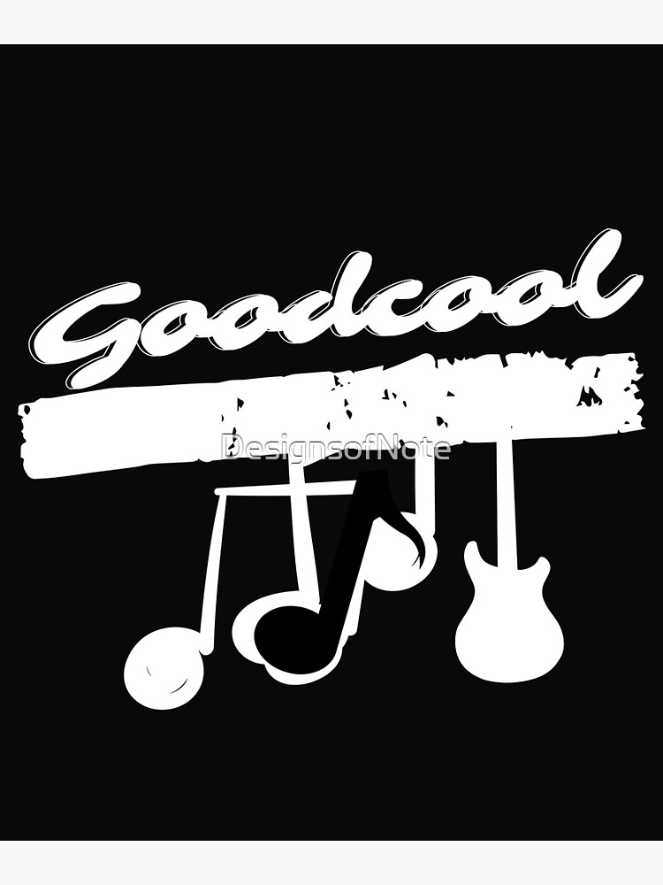 Discover Goodcool Monochrome Music Premium Matte Vertical Poster