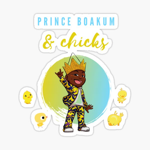 PRINCE BOAKUM & CHICKS Sticker