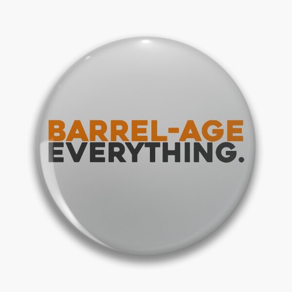 Item preview, Barrel-age Everything (orange) designed and sold by BottleBomb.