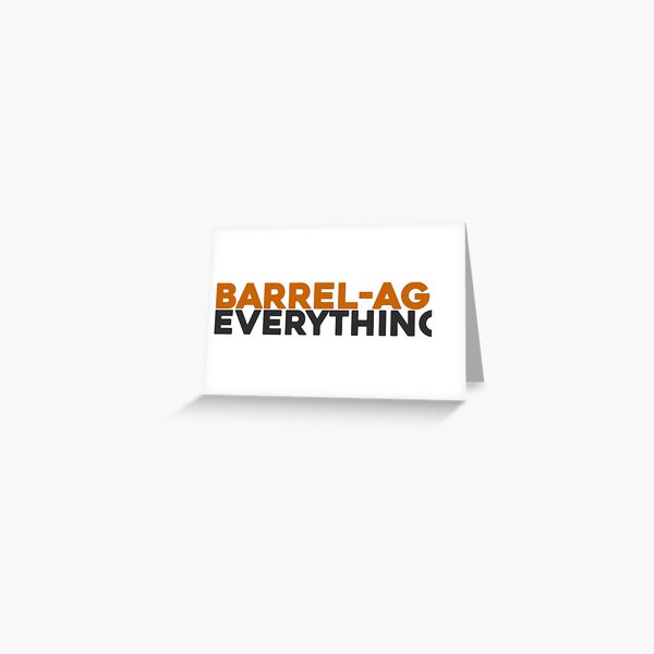 Item preview, Barrel-age Everything (orange) designed and sold by BottleBomb.
