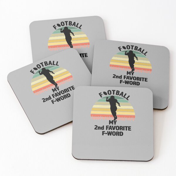 Item preview, Football  My 2nd Favorite F-Word - Great Gift for Football Season - Black Lettering & Multi Color Design  designed and sold by Richard529.