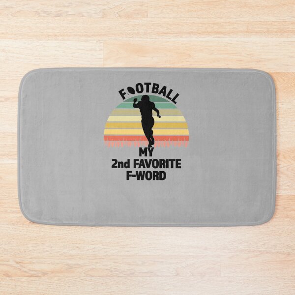 Item preview, Football  My 2nd Favorite F-Word - Great Gift for Football Season - Black Lettering & Multi Color Design  designed and sold by Richard529.
