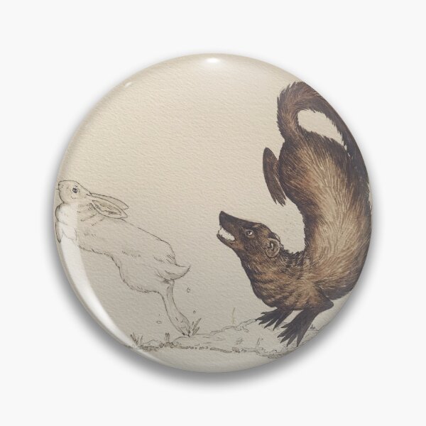 Item preview, Snowshoe Hare and Weasel designed and sold by TheHazelHillC.