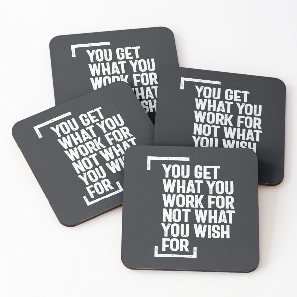 Item preview, You Get What You Work | Inspirational Quote designed and sold by cidolopez.