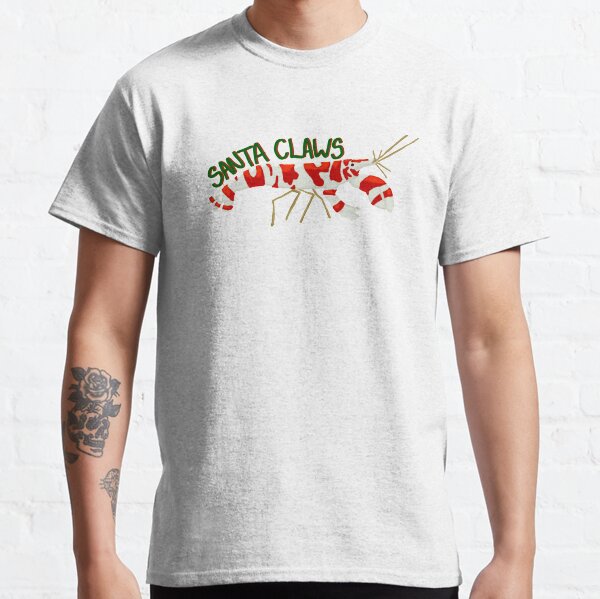 Crevettes à la canne en sucre "Santa Claws" T-shirt classique