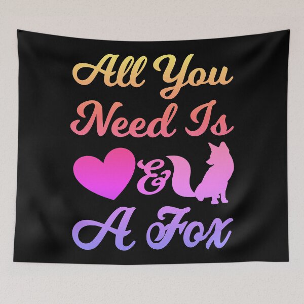 Item preview, All i need is a Fox designed and sold by Cute  Pawz.