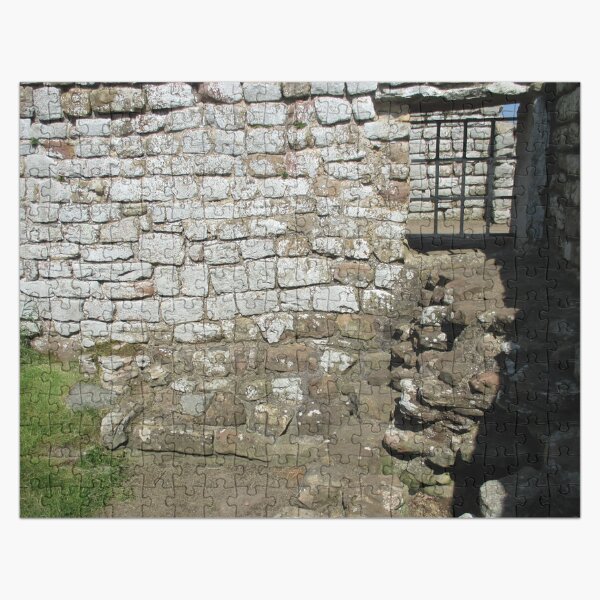 Merch #103 -- Rocks And Bricks - Shot 10 (Hadrian's Wall) Jigsaw Puzzle